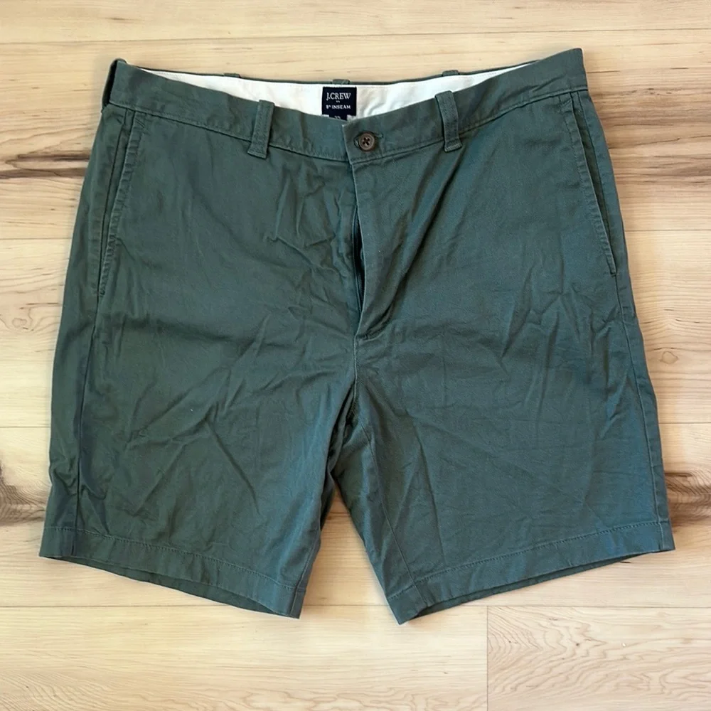 J. Crew 9” chino shorts